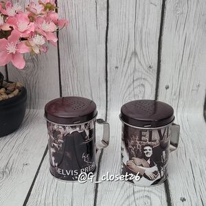 2003 Elvis Presley  Salt & Pepper Shaker Tins